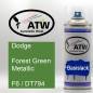 Preview: Dodge, Forest Green Metallic, F6 / DT794: 400ml Sprühdose, von ATW Autoteile West.